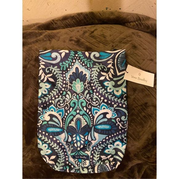 Vera Bradley small ditty bag blue island medallion pattern new with tags 12” x 9 - Picture 1 of 3
